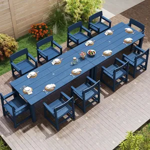 12-Piece HIPS Patio Dining Set for 10