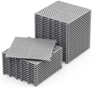 36-Pc Interlocking Deck Tiles 11.8" x 11.8", Grey