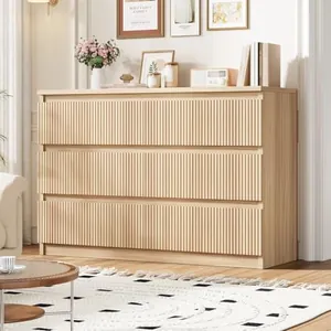 6 Drawer Fluted Dresser