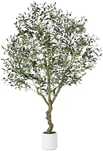 6FT Artificial Olive Tree in Pot