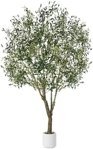 7FT Artificial Olive Tree in Pot
