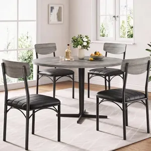 Dining Chairs Set of 4, Gray