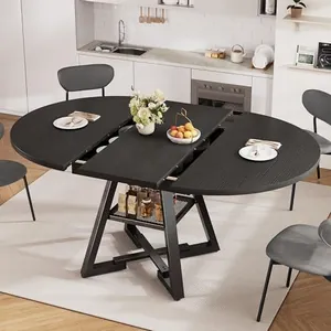 Expandable Kitchen Dining Table for 4-6