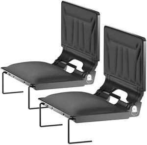 Folding Stadium Seat with Back Support, 2pcs