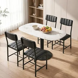 Industrial Dining Chairs Set of 4